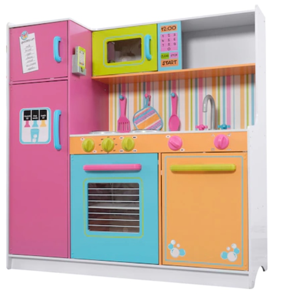 Кухня за деца KidKraft Deluxe Big & Bright Kitchen