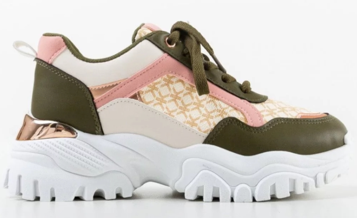 Модерни зелени дамски маратонки Sneakers